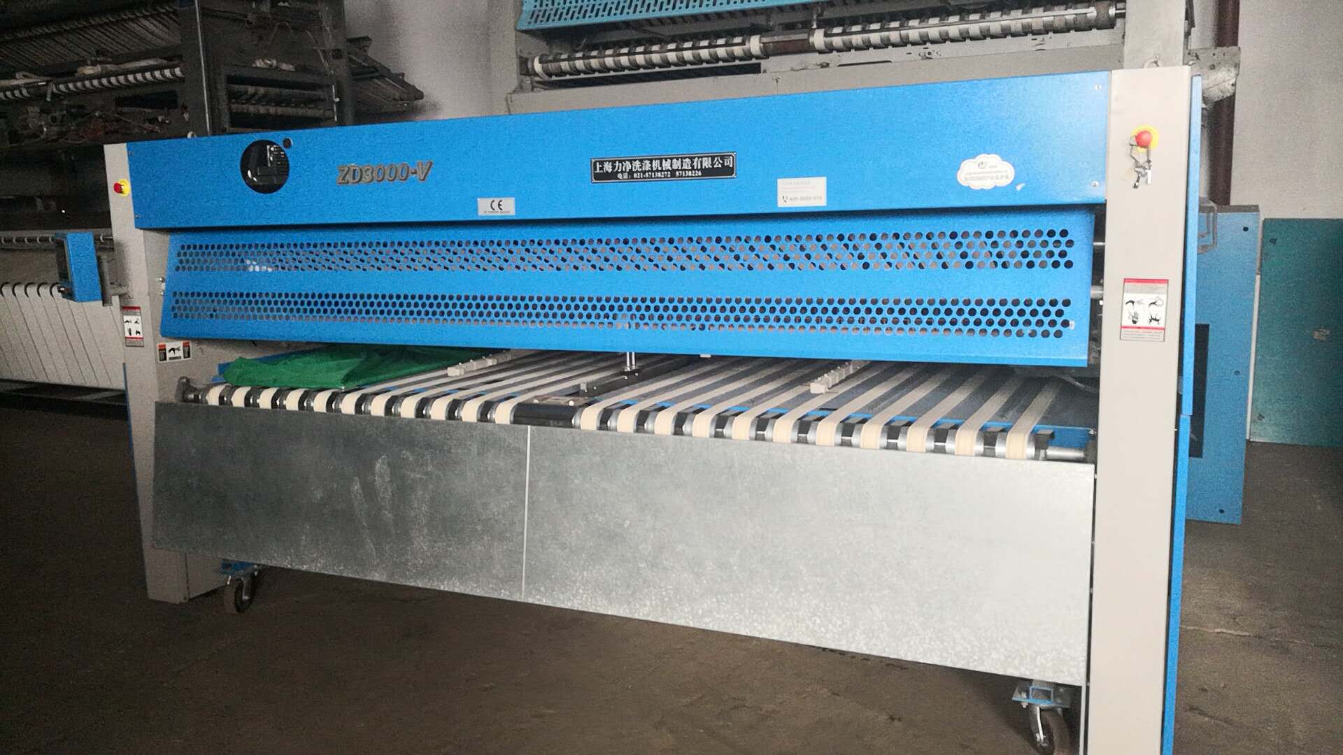 漯河二手布草折疊機+送布機一套批發？在線看圖報價