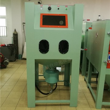 手動高壓廂式噴砂機模具清理機械
