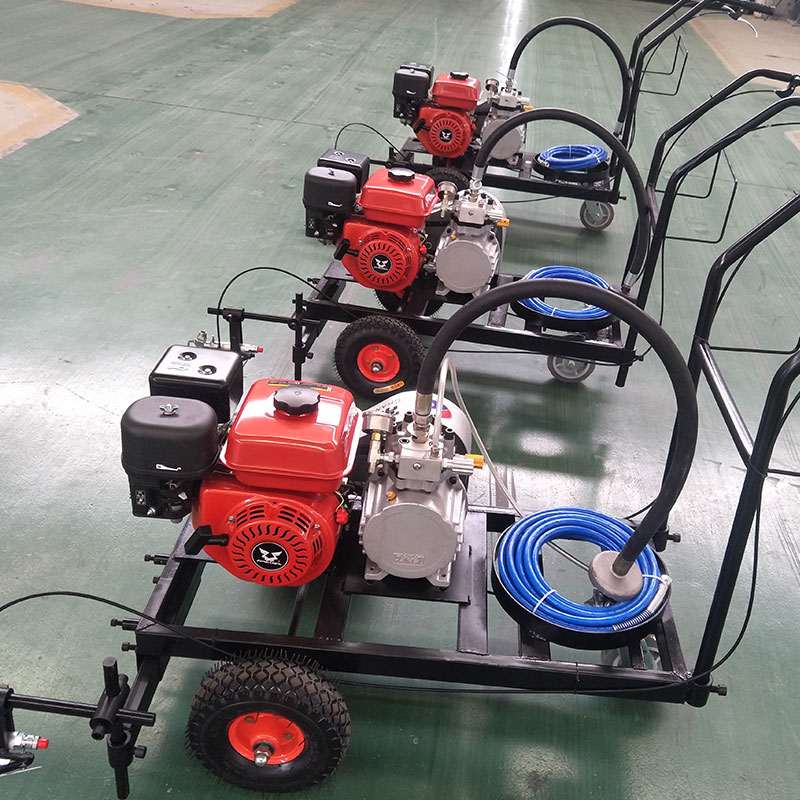 新款冷噴式劃線機價格馬路路面標線機生產廠家