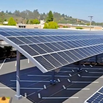 菏澤市光伏發電車棚廠家-菏澤太陽能光伏發電車棚設計施工